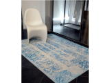 Alfombra Vinilica  Q-Carpet Oriental Azul